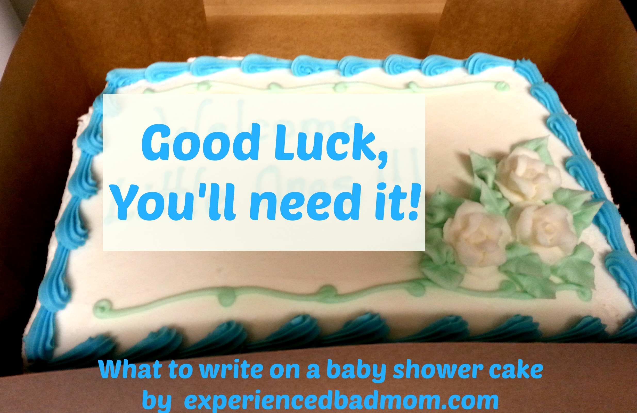 What to Write on a Baby Shower Cake